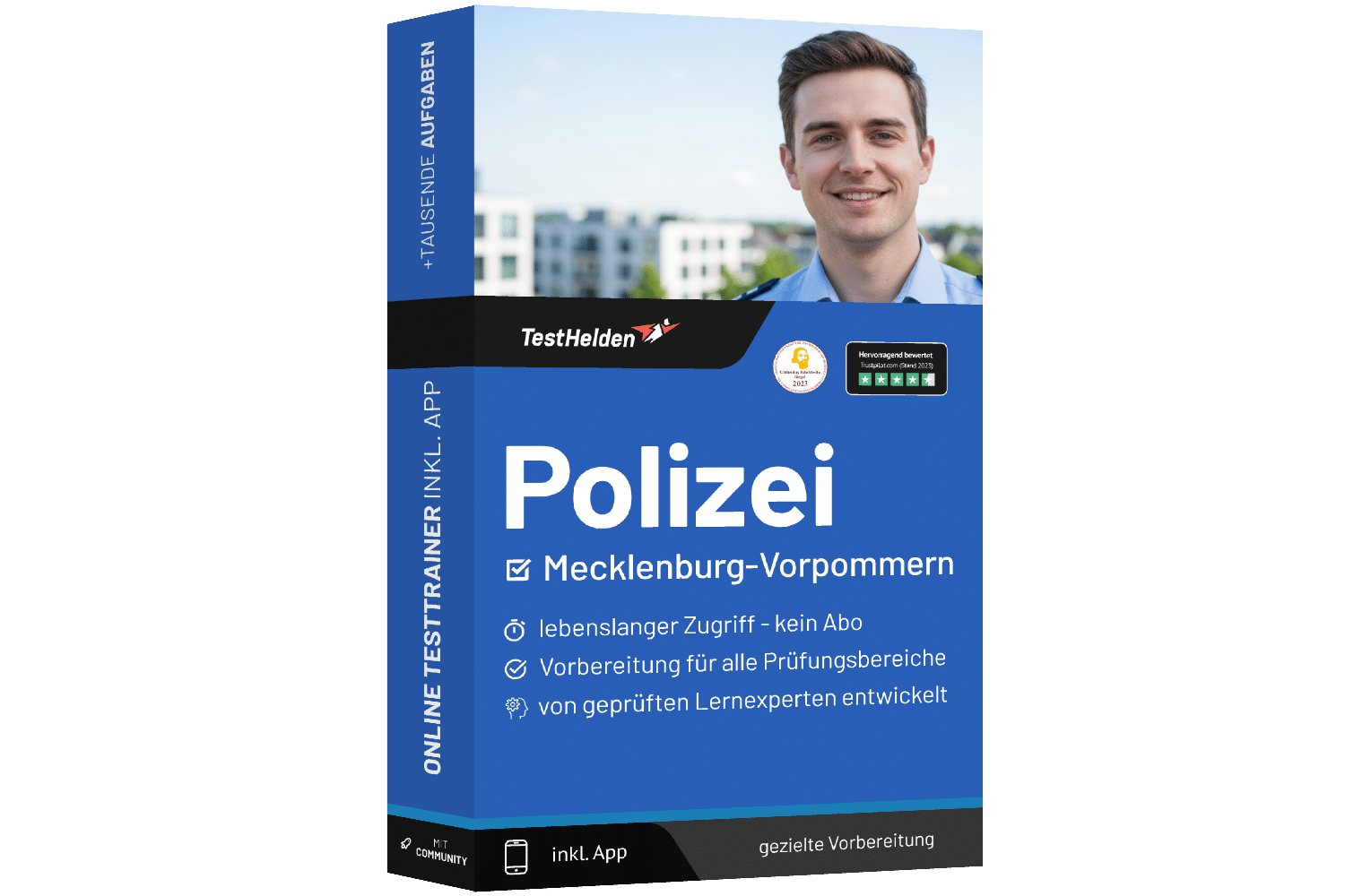 Polizei Mecklenburg-Vorpommern Einstellungstest 2026 üben - Online Testtrainer 1 Polizei Mecklenburg-Vorpommern Einstellungstest