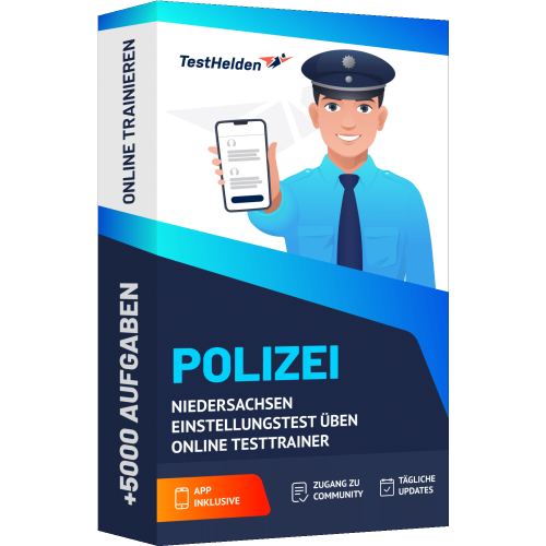 Polizei Niedersachsen Einstellungstest ueben Online Testtrainer cover print