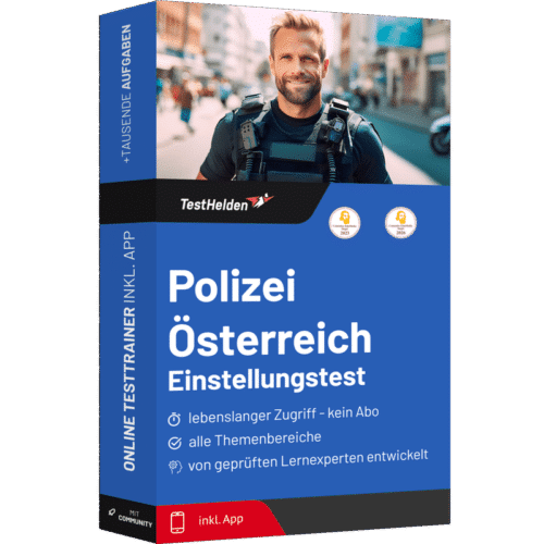 Polizei Einstellungstest Österreich 2026 üben - Online Testtrainer