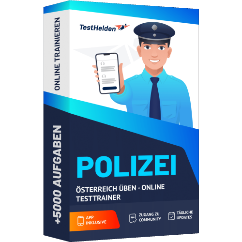 Polizei Oesterreich ueben Online Testtrainer cover print