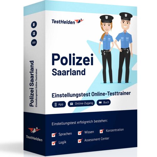 Polizei Saarland Einstellungstest Online Testtrainer TestHelden