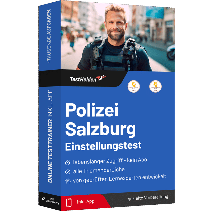 Polizei Salzburg Einstellungstest 2026 üben – Online-Testtrainer 1 Polizei Salzburg Einstellungstest 2026 üben – Online-Testtrainer