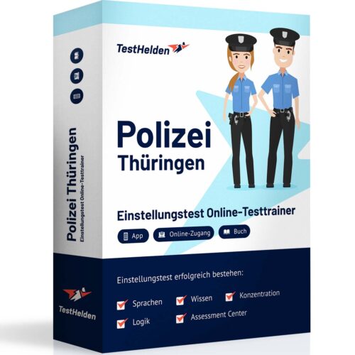 Polizei Thüringen Einstellungstest Online Testtrainer TestHelden