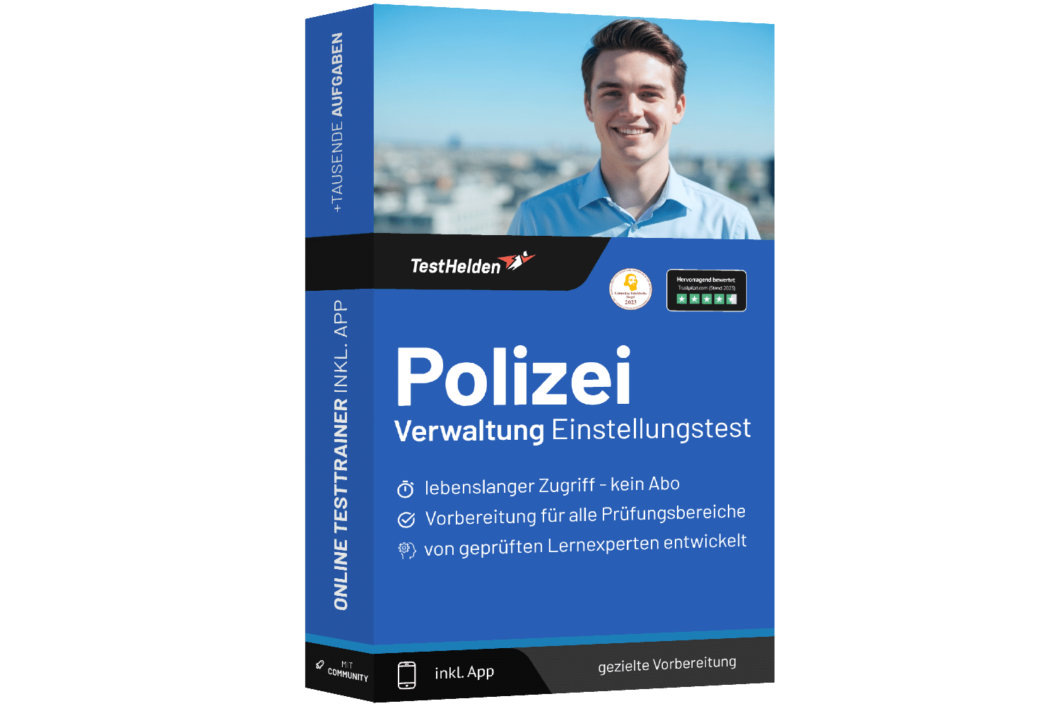 Polizei Verwaltung Einstellungstest 2026 üben - Online Testtrainer 1 Polizei Verwaltung Einstellungstest