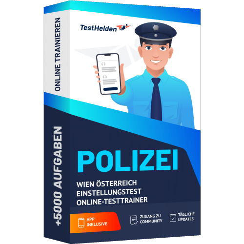Polizei Wien Oesterreich Einstellungstest Online Testtrainer cover print