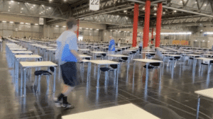 Psychologie Aufnahmetest Wien Messehalle innen