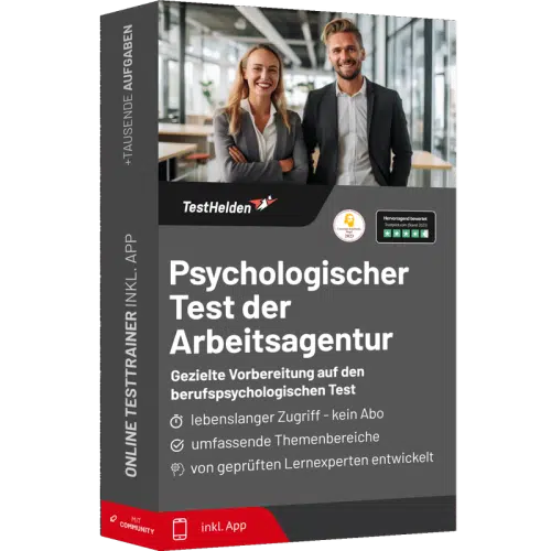 Psychologischer Test der Arbeitsagentur Arbeitsamt Agentur für Arbeit Vorbereitung
