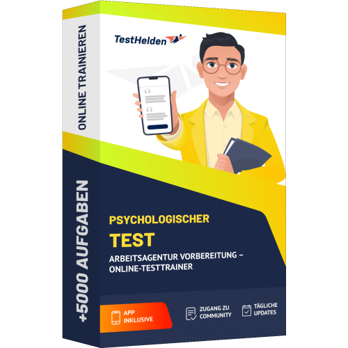 Psychologischer Test Arbeitsagentur Vorbereitung – Online Testtrainer cover print