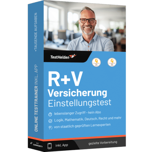 R+V Versicherung Einstellungstest 2026 üben - Online-Testtrainer