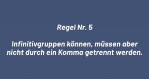 Regel Nr. 5