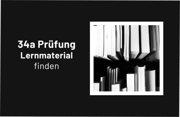 Sachkundeprüfung 34a Lernmaterial