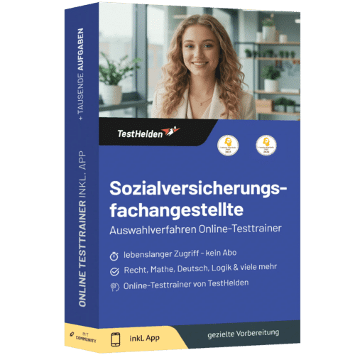 Sozialversicherungsfachangestellter Auswahlverfahren 2026 üben - Online Testtrainer