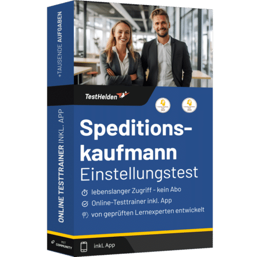 Speditionskaufmann Einstellungstest Vorbereitung - Online-Testtrainer