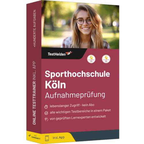 Sporthochschule Köln Eignungstest 2026 üben - Online Testtrainer