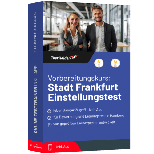 Stadt Frankfurt Einstellungstest 2026 üben - Online Testtrainer