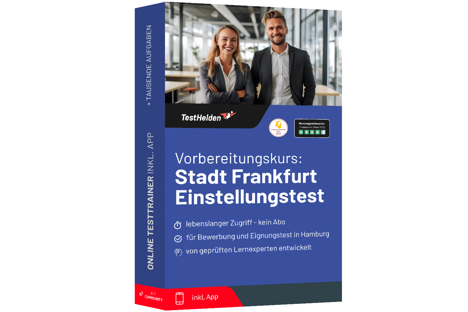 Stadt Frankfurt Einstellungstest 2026 üben - Online Testtrainer 1 Stadt Frankfurt Einstellungstest