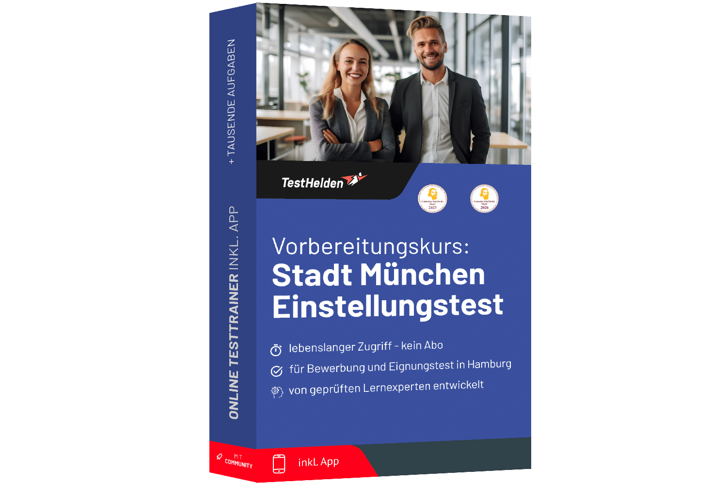 Stadt München Einstellungstest & Bewerbung Vorbereitung 2026 - Online-Testtrainer 1 Stadt München Einstellungstest & Bewerbung Vorbereitung 2026 - Online-Testtrainer