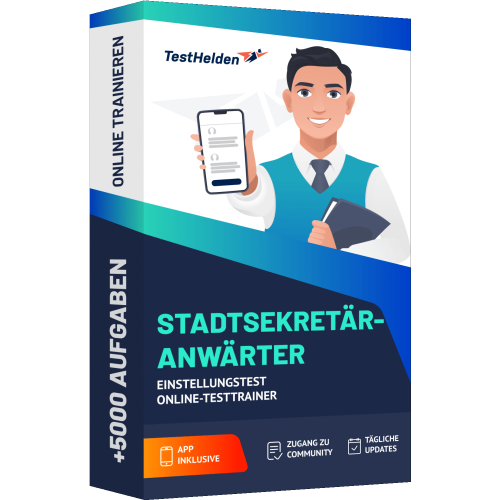 Stadtsekretaer anwaerter Einstellungstest – Online Testtrainer cover print