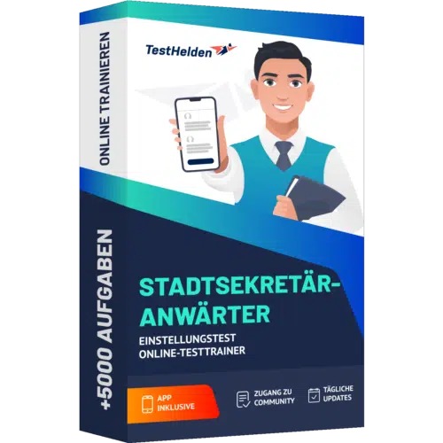 Stadtsekretäranwärter Einstellungstest 2025 üben - Online-Testtrainer