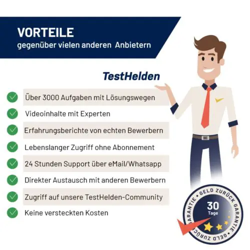 Vorteile TestHelden Online-Testtrainer