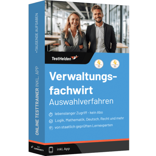 Verwaltungsfachwirt Auswahlverfahren 2026 üben - Online Testtrainer