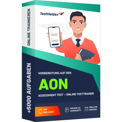 Vorbereitung auf den AON Assessment Test – Online Testtrainer cover print
