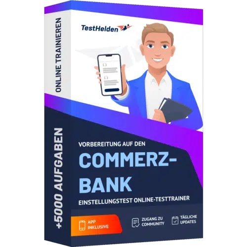 Commerzbank Einstellungstest 2025 üben - Online-Testtrainer