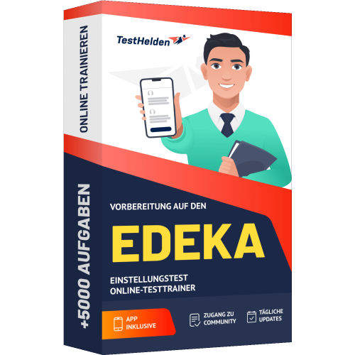 Vorbereitung auf den Edeka Einstellungstest – Online Testtrainer cover print