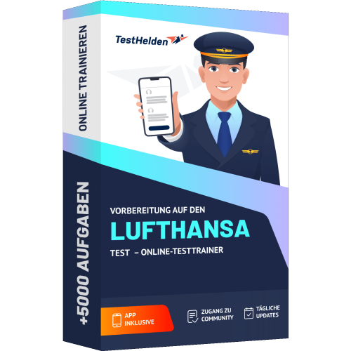 Vorbereitung auf den Lufthansa Test – Online Testtrainer cover print