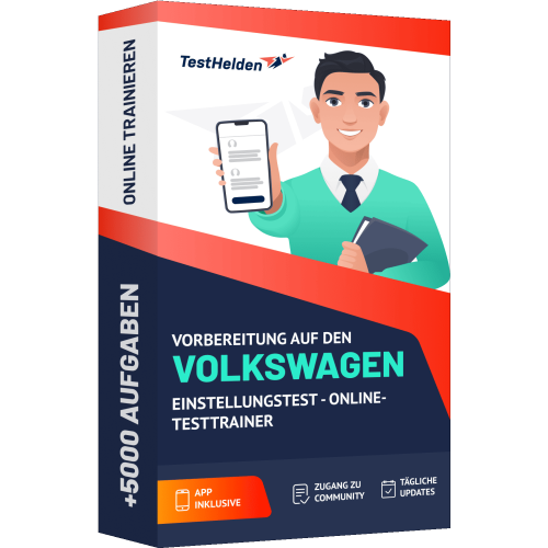 Vorbereitung auf den Volkswagen Einstellungstest Online Testtrainer cover print 1