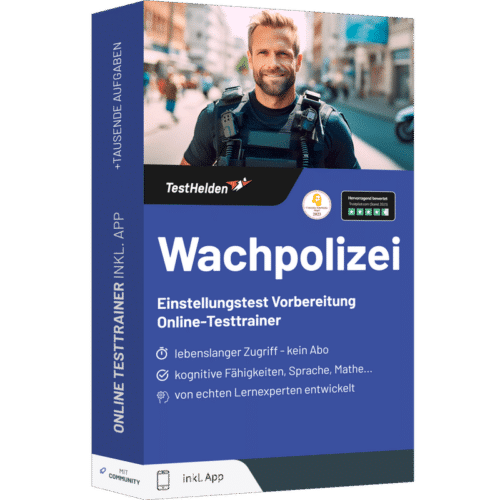 Wachpolizei Einstellungstest Vorbereitung Online-Testtrainer