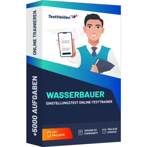 Wasserbauer Einstellungstest 2025 üben - Online-Testtrainer