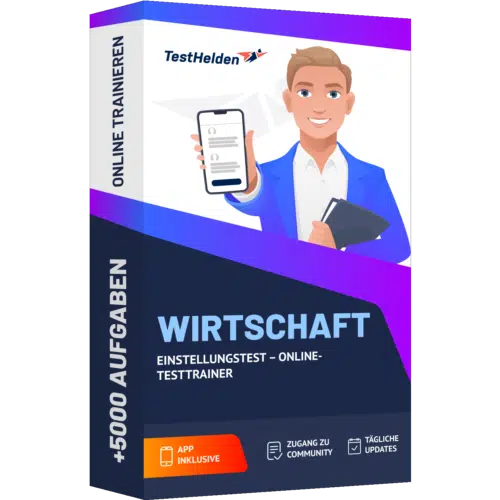 Wirtschaft Einstellungstest 2025 üben - Online-Testtrainer