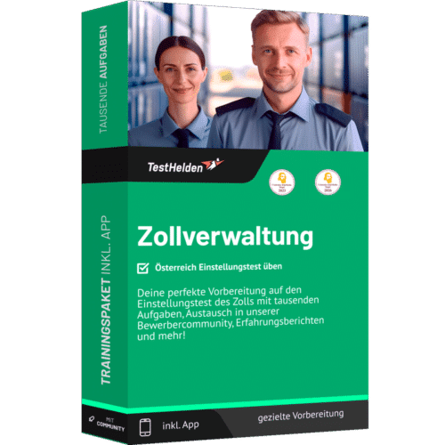 Zollverwaltung Österreich Einstellungstest 2026 üben - Online-Testtrainer