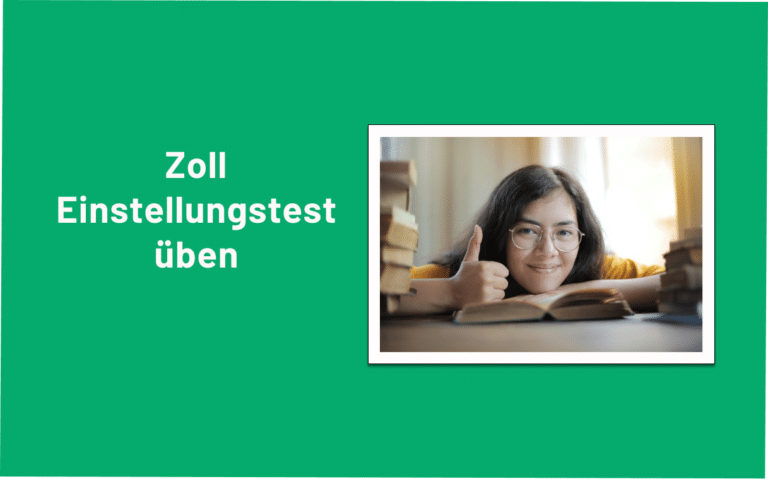 Zoll Einstellungstest üben