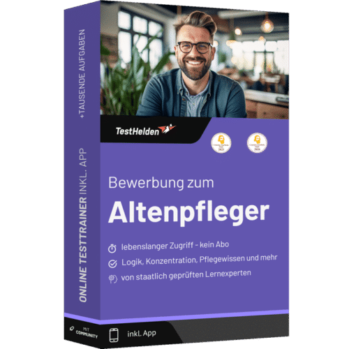 Bewerbung zur Altenpfleger Ausbildung 2026 üben - Online Testtrainer