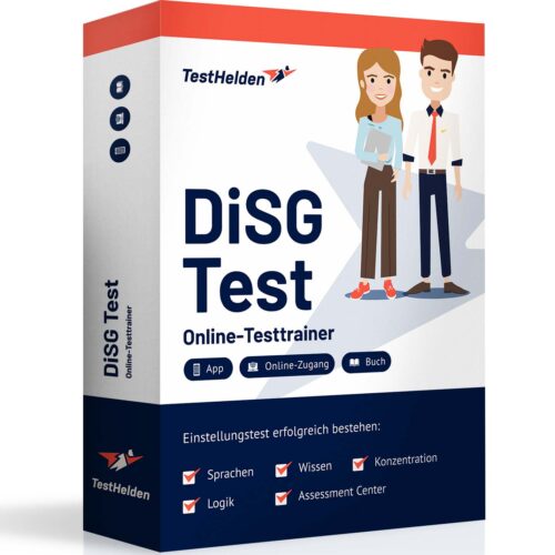 DISG Einstellungstest Eignungstest Vorbereitung und bestehen mit TestHelden Online Testtrainer