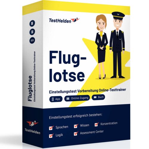 Gezielte Fluglotse Einstellungstest Vorbereitung mit TestHelden Online-Testtrainer