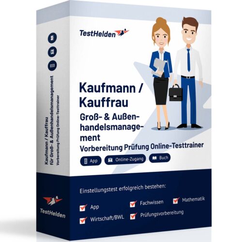 Kaufmann / Kauffrau für Groß- und Außenhandelsmanagement Prüfung Vorbereitung und üben mit TestHelden Online Testtrainer