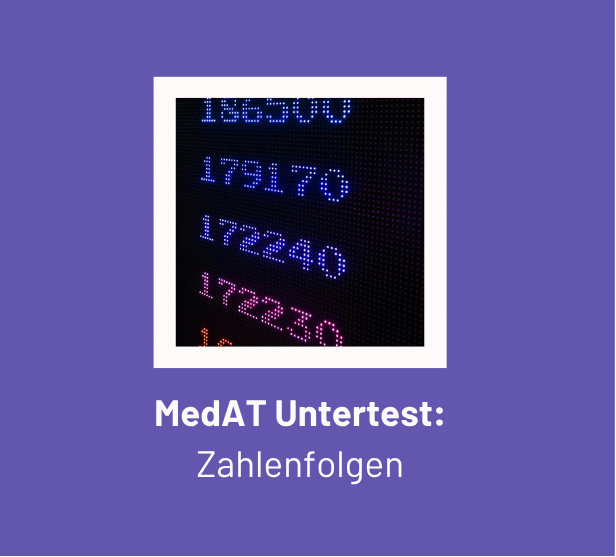 MedAT Zahlenfolgen