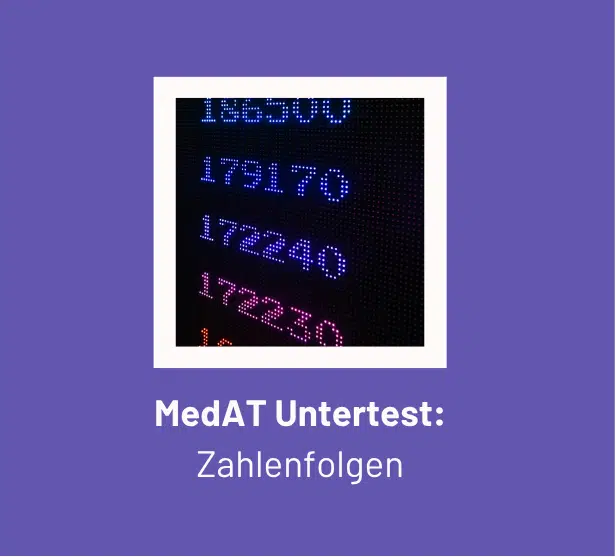 MedAT Zahlenfolgen
