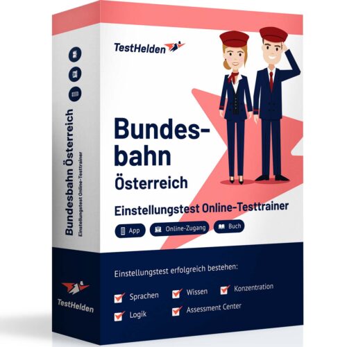 Österreichische Bundesbahn Einstellungstest Vorbereitung mit TestHelden Online-Testtrainer