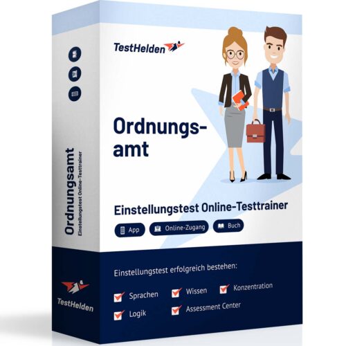 Ordnungsamt Einstellungstest Vorbereitung mit TestHelden Online-Testtrainer