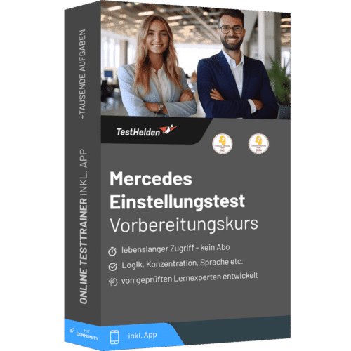 Mercedes Einstellungstest 2026 Vorbereitung - Online-Testtrainer