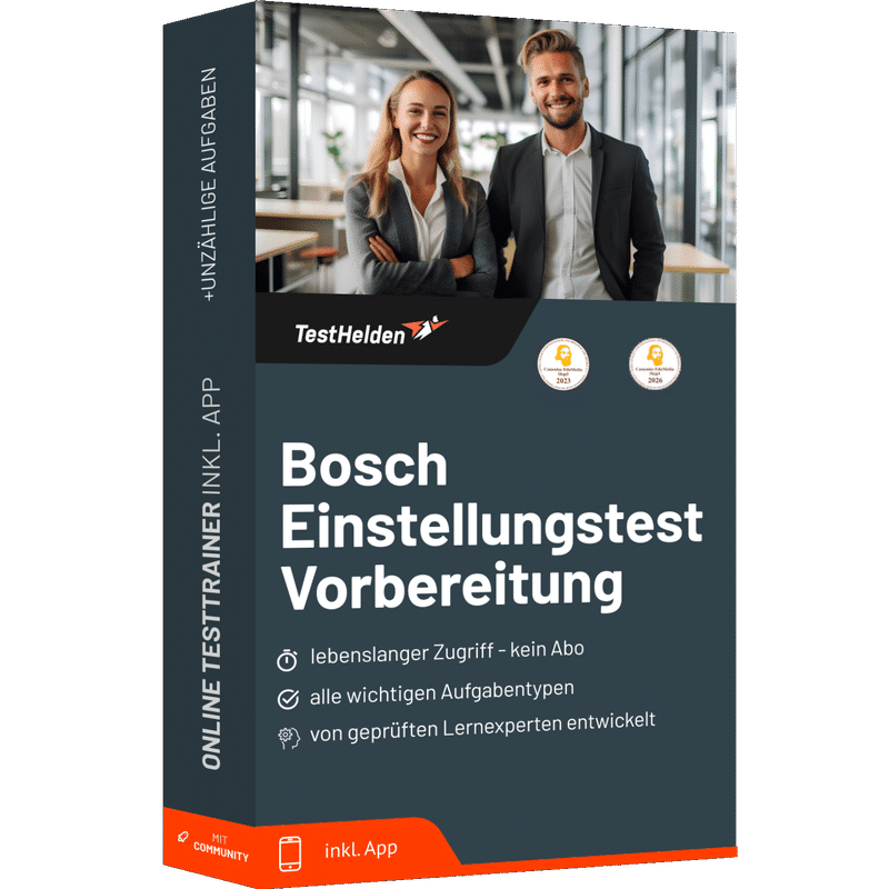 Bosch Einstellungstest 2026 üben - Online-Testtrainer 1 Bosch Einstellungstest 2026 üben - Online-Testtrainer