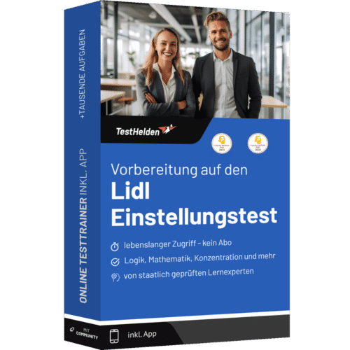 Vorbereitung auf den Lidl Einstellungstest 2026 üben - Online Testtrainer