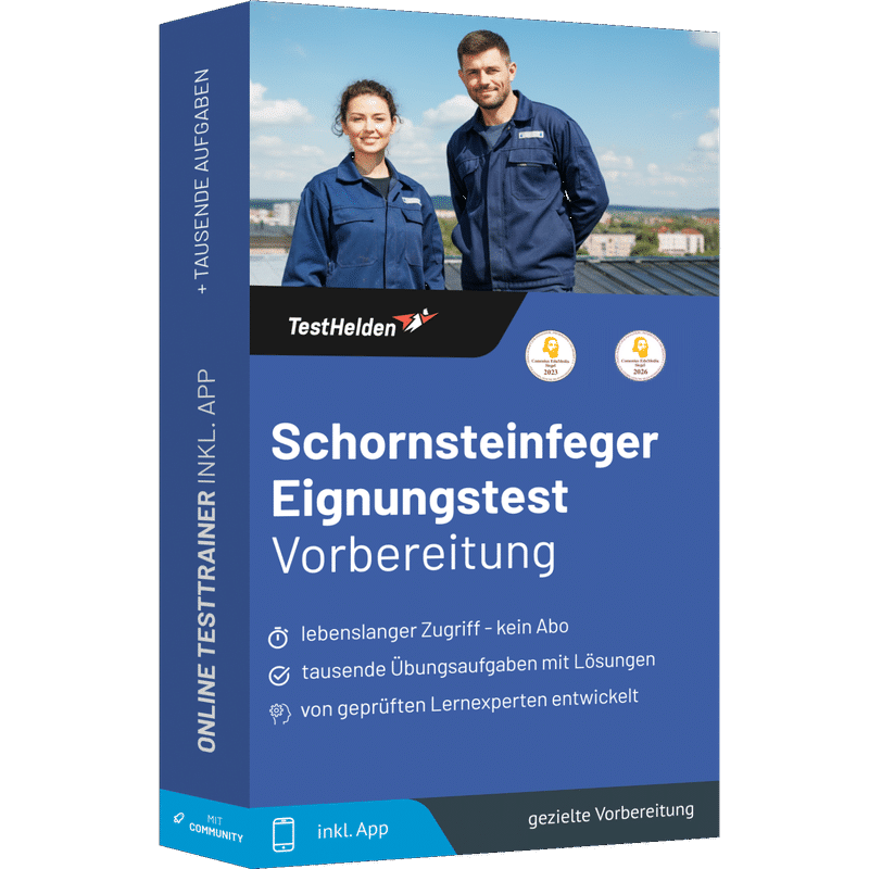 Schornsteinfeger Eignungstest 2026 üben - Online-Testtrainer 1 Schornsteinfeger Eignungstest 2026 üben - Online-Testtrainer