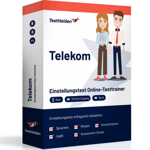 Telekom Einstellungstest 2022 üben Online-Testtrainer TestHelden